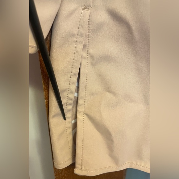 Dennis Basso Women's Hooded Lined Rain Jacket Hooded Tan 2x Removable Hood - Picture 7 of 9